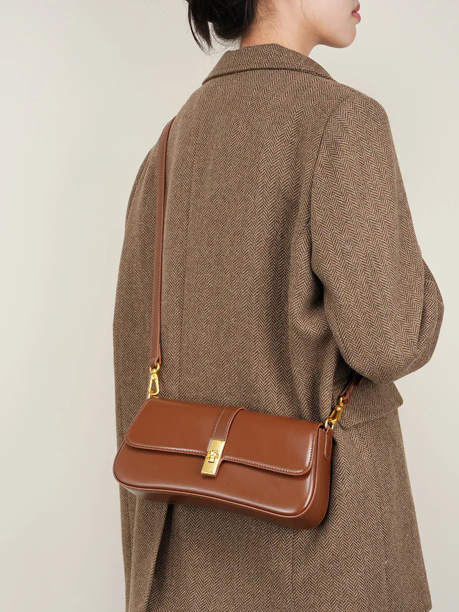 Designer Leather Shoulder Bag