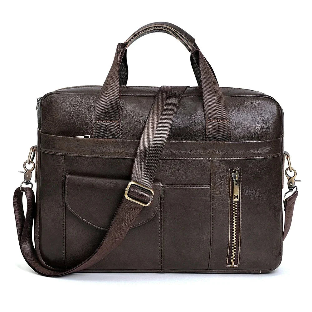 Business Leather Messenger Bag