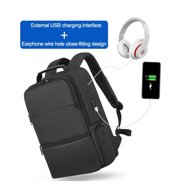 Business backpack USB outdoor large capacity