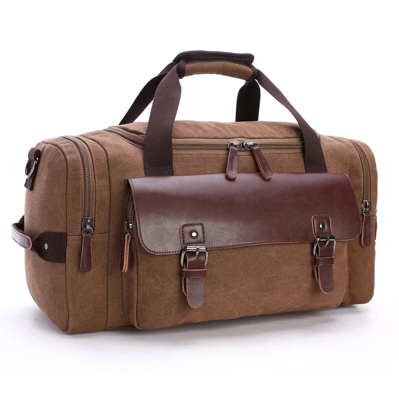 Vegan Canvas Gym Duffle Bag