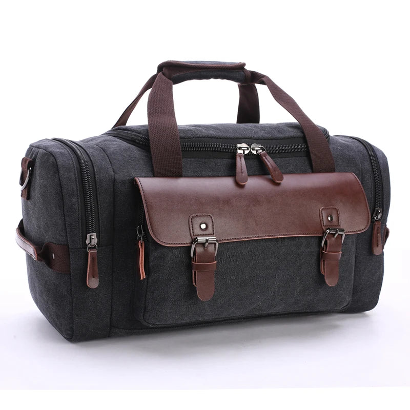 Vegan Canvas Gym Duffle Bag