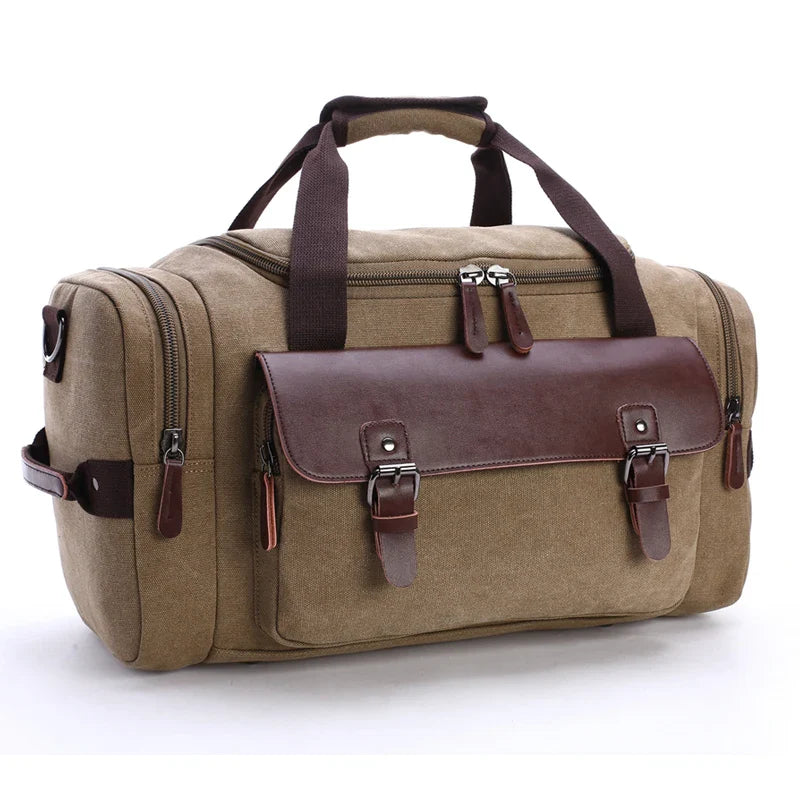 Vegan Canvas Gym Duffle Bag