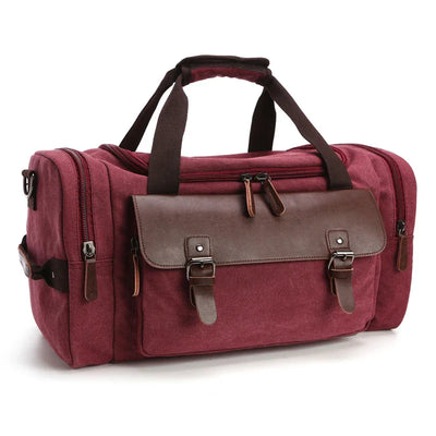 Vegan Canvas Gym Duffle Bag