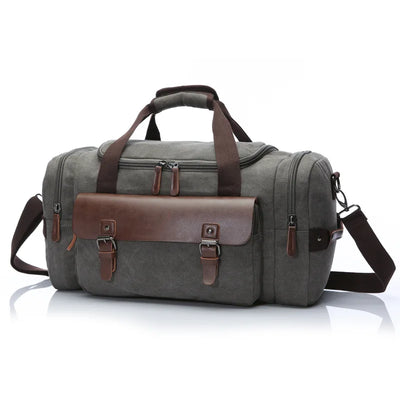 Vegan Canvas Gym Duffle Bag