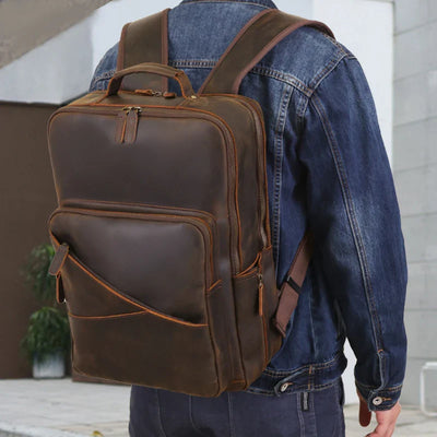 Multifunction laptop backpack