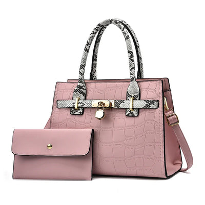 Stone Pattern Large Capacity Handbag