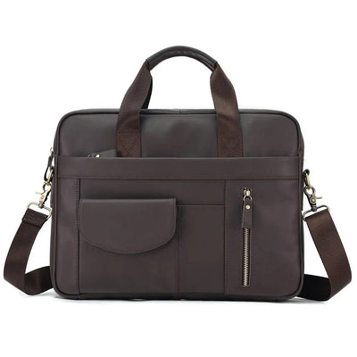 Business Leather Messenger Bag