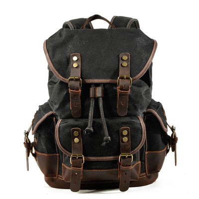 Vsima Waxed Canvas Backpack