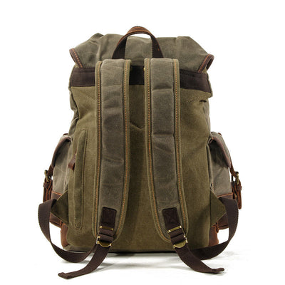 Vsima Waxed Canvas Backpack