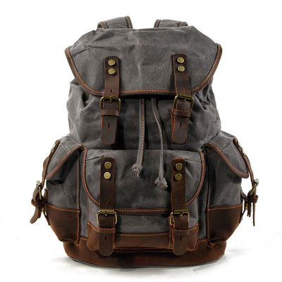 Vsima Waxed Canvas Backpack