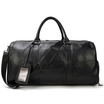 Men's Leather Duffle Bag