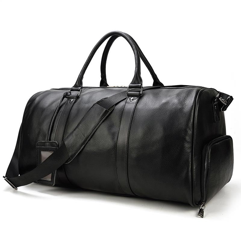 Men's Leather Duffle Bag