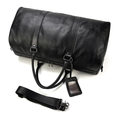 Men's Leather Duffle Bag