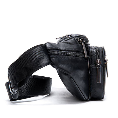 Leather Fanny Pack Waist Bag for Men & Women