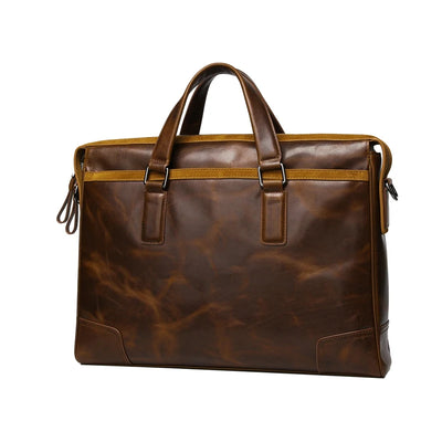 Horse Leather Laptop Briefcase