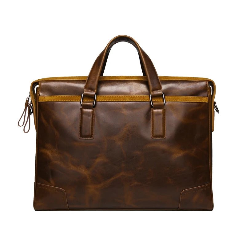 Horse Leather Laptop Briefcase