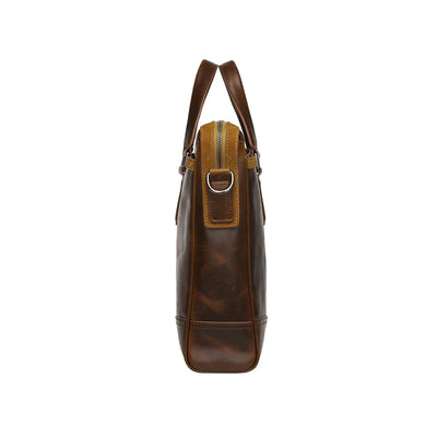 Horse Leather Laptop Briefcase